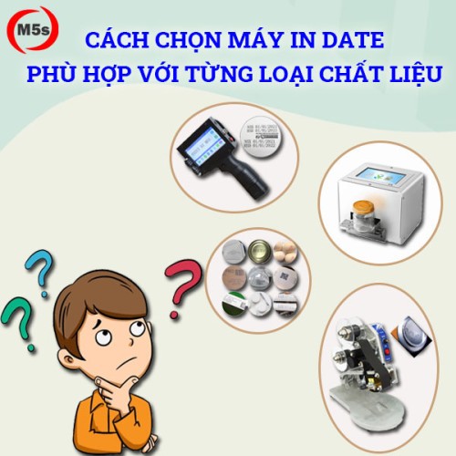 Cách chọn máy in date phù hợp với từng loại chất liệu