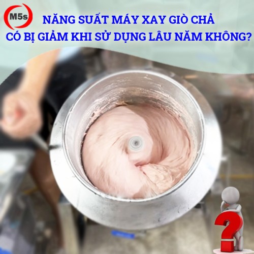 năng suất máy xay giò chả