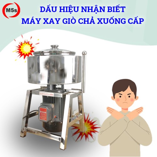 Dấu hiệu máy xay giò chả xuống cấp