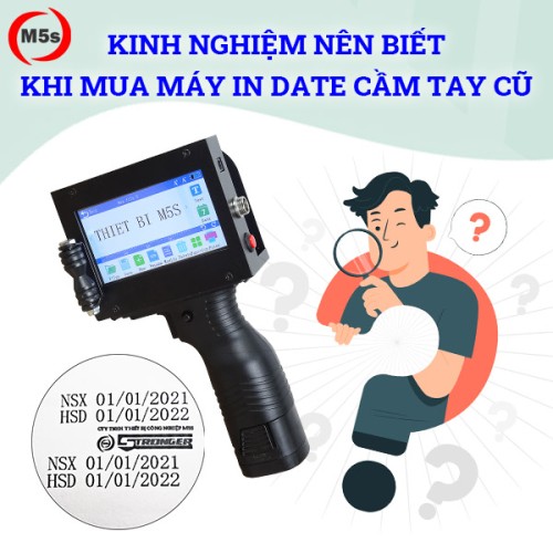 Kinh nghiệm nên biết khi mua máy in date cầm tay cũ