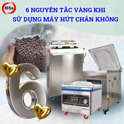nguyên tắc khi sử dụng máy hút chân không