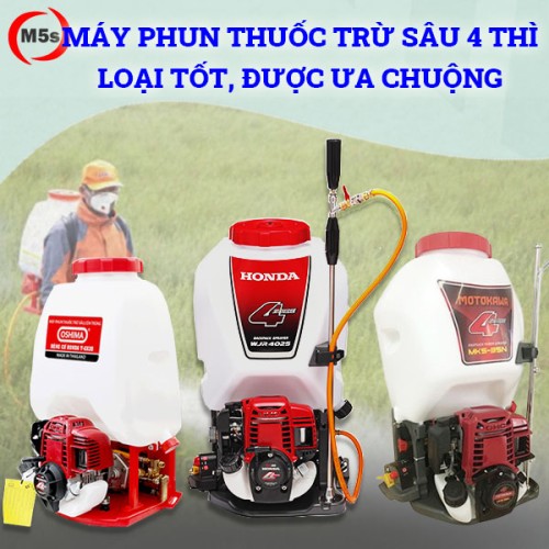 Máy phun thuốc trừ sâu 4 thì loại tốt