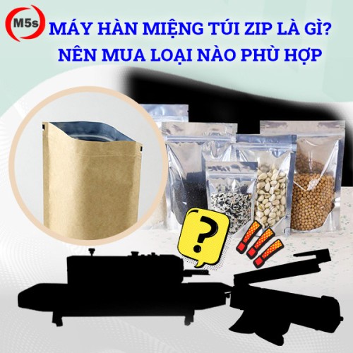 Máy hàn miệng túi zip
