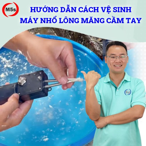 Cách vệ sinh máy nhổ lông măng cầm tay