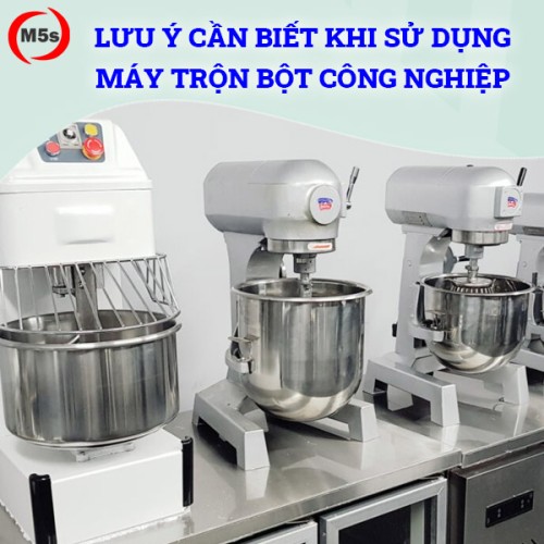 Những lưu ý cần biết khi sử dụng máy trộn bột công nghiệp