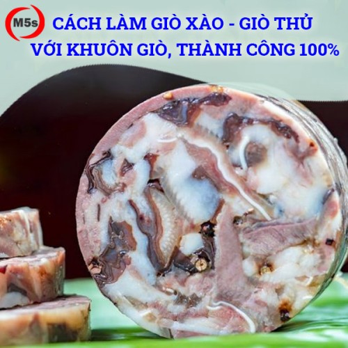 Cách làm giò xào bằng khuôn inox