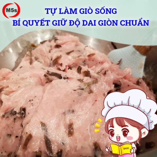 Cách làm giò sống