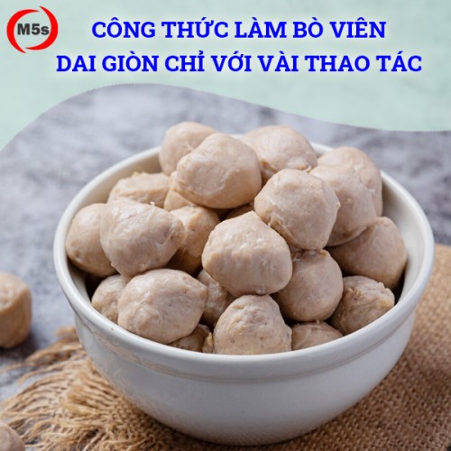 Cách làm bò viên
