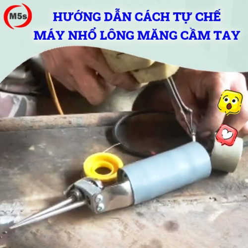 Hướng dẫn cách tự chế máy nhổ lông măng cầm tay