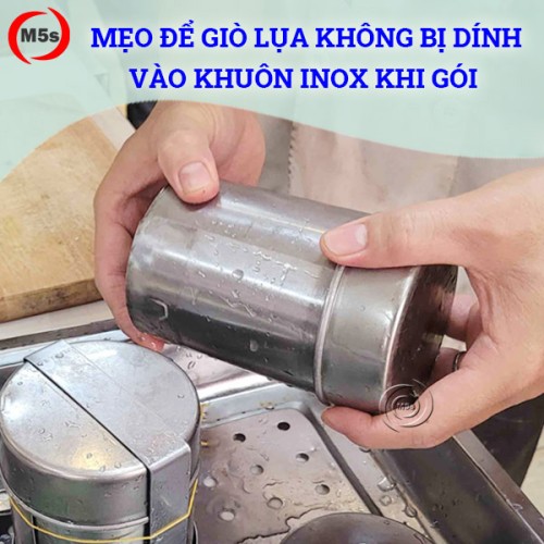 Mẹo giúp giò lụa không bị dính vào khuôn
