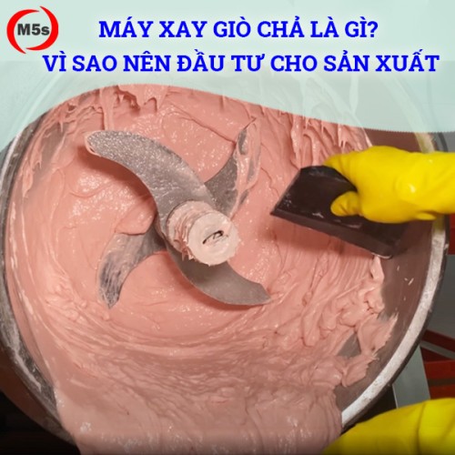 Máy xay giò chả là gì