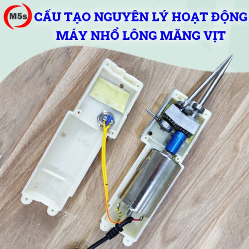 Cấu tạo và nguyên lý hoạt động của máy nhổ lông măng vịt cầm tay