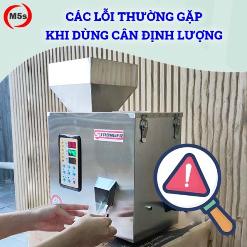 Các lỗi thường gặp khi dùng cân định lượng và cách khắc phục