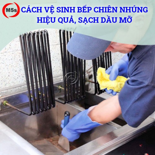 Cách vệ sinh bếp chiên nhúng hiệu quả, sạch dầu mỡ