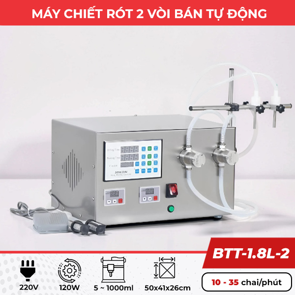 Thiết bị BTT-1.8L-2 hai vòi