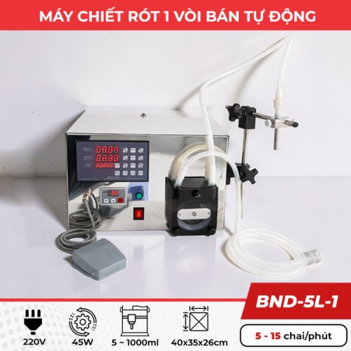 Máy chiết rót bán tự động BND-5L-1