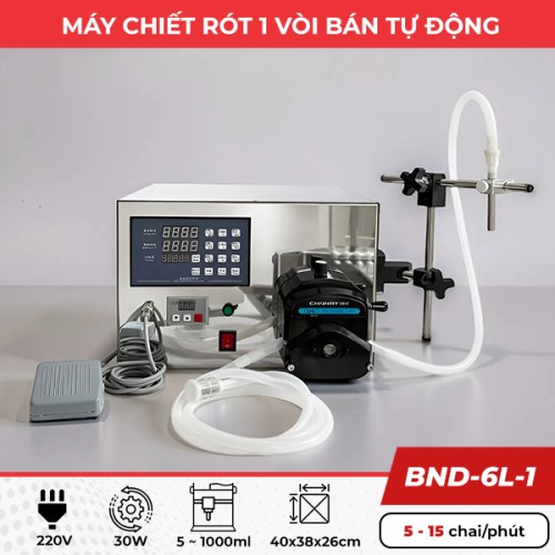 Máy chiết rót bán tự động BND-6L-1