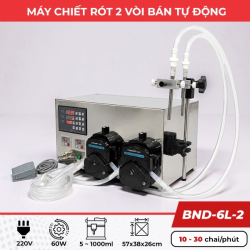 Máy chiết rót bán tự động BND-6L-2