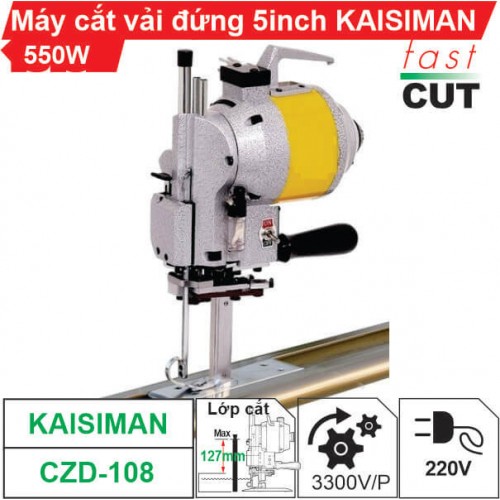 Máy cắt vải đứng 5 inch Kaisiman 550W CZD-108