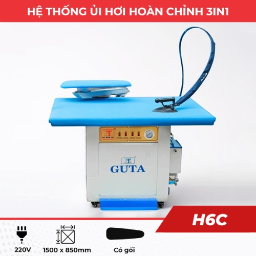 Hệ thống ủi hơi hoàn chỉnh 3in1 H6C (có gối)