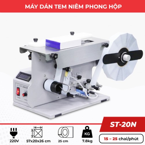 Máy dán tem niêm phong ST-20N