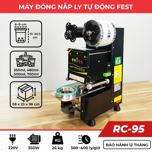 Máy đóng nắp ly tự động FEST RC-95