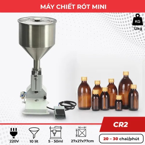 Máy chiết rót mini cr2