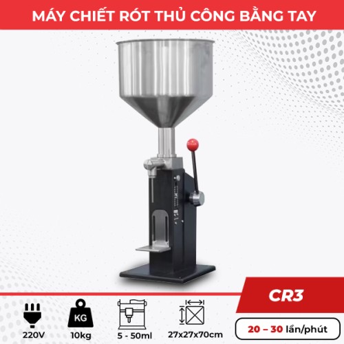 Máy chiết rót thủ công CR3