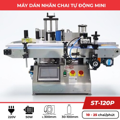 Máy dán nhãn chai tự động mini ST-120P