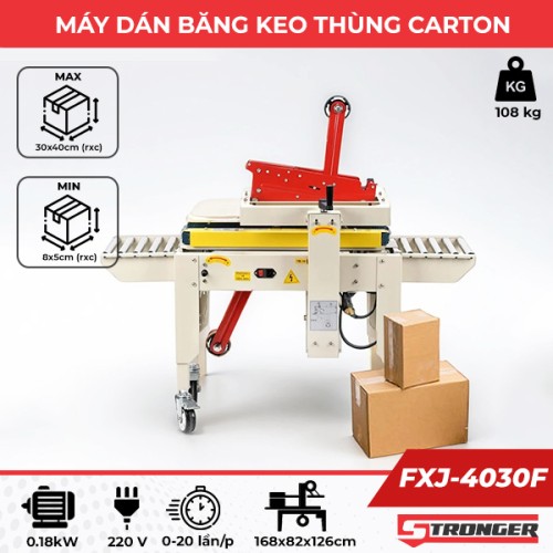 Máy dán băng keo thùng carton FXJ-4030F