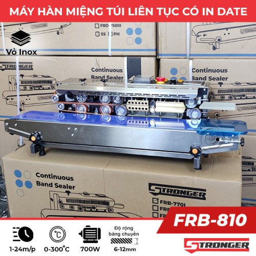 Máy hàn miệng túi có in date FRB-810
