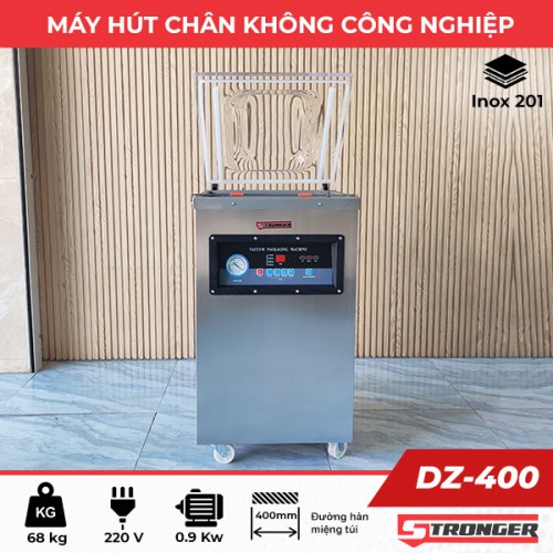 Máy hút chân không Stronger DZ-400 Inox 201