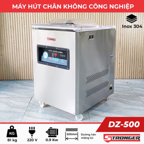 Máy hút chân không công nghiệp DZ-500 inox 304