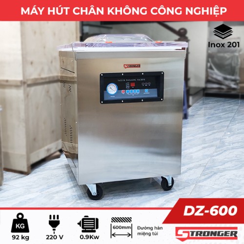 Máy hút chân không công nghiệp DZ-600 inox 201
