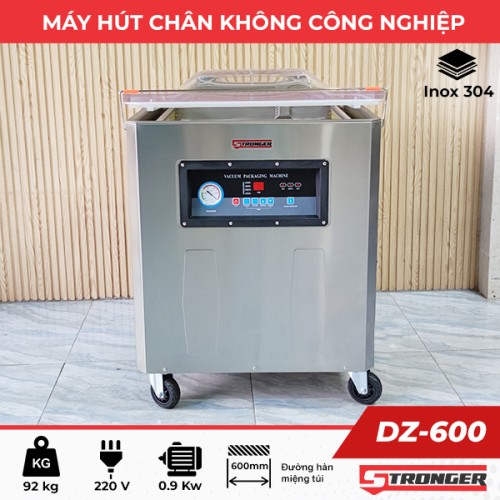 Máy hút chân không công nghiệp Stronger DZ-600 Inox 304