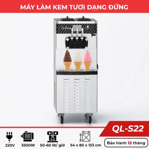 Máy làm kem tươi dạng đứng QL-S22