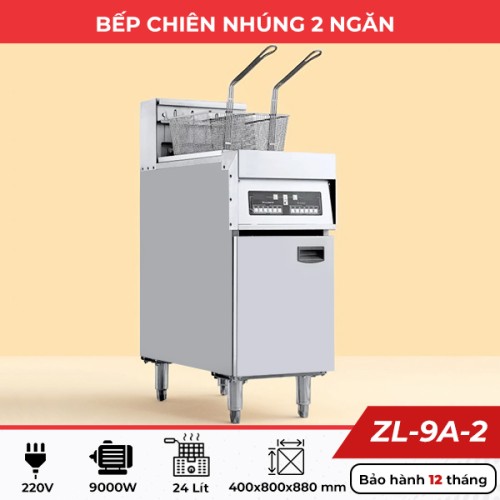 Bếp chiên nhúng 2 ngăn ZL-9A-2