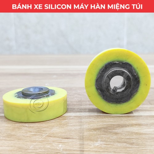 Bánh xe silicon 15mm máy hàn túi liên tục