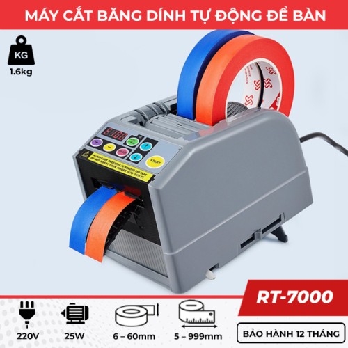 Máy cắt băng dính tự động để bàn RT-7000