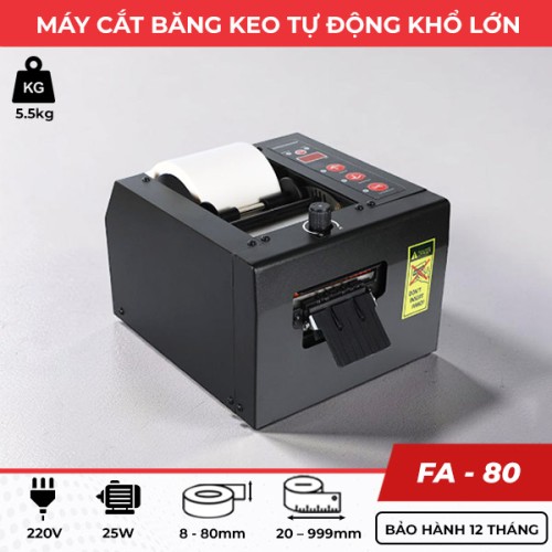 Máy cắt băng keo tự động khổ lớn FA-80