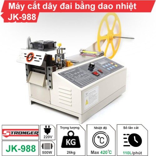 Máy cắt dây đai thẳng bằng dao nhiệt JK-988