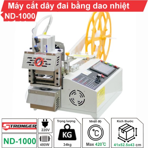 Máy cắt dây đai tự động đầu xoay ND-1000