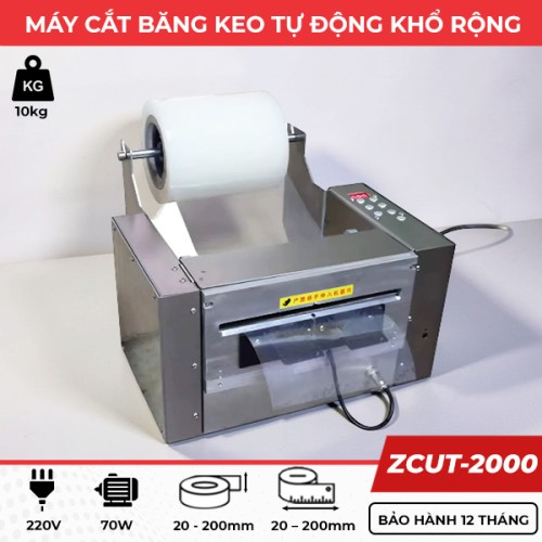 Máy cắt băng keo tự động khổ rộng ZCUT-2000
