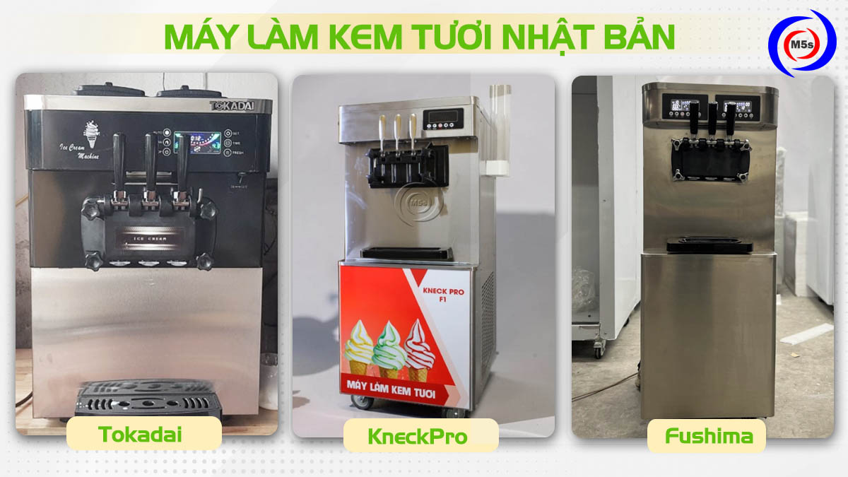 Các thương hiệu máy làm kem tươi Nhật Bản
