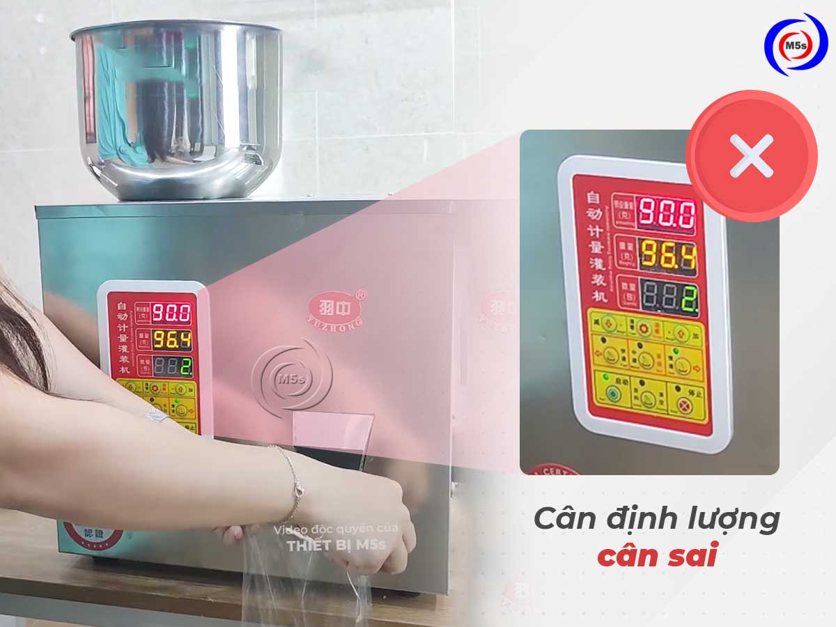 cân định lượng cân sai số