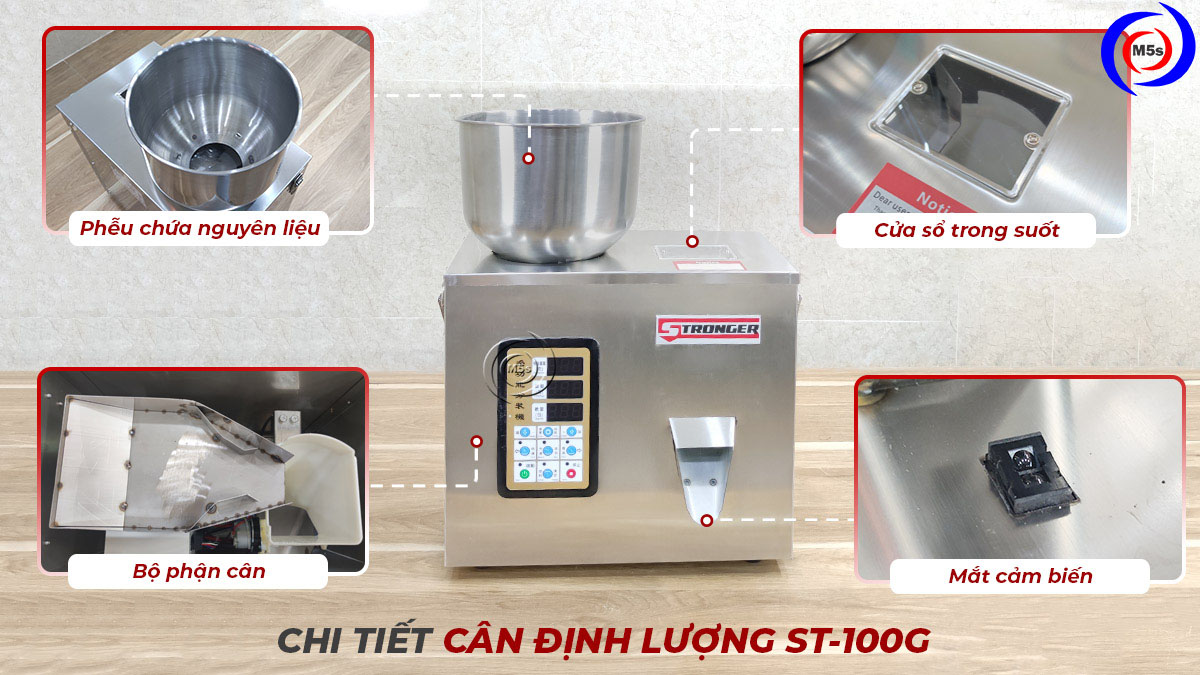 chi tiết cân định lượng ST-100G