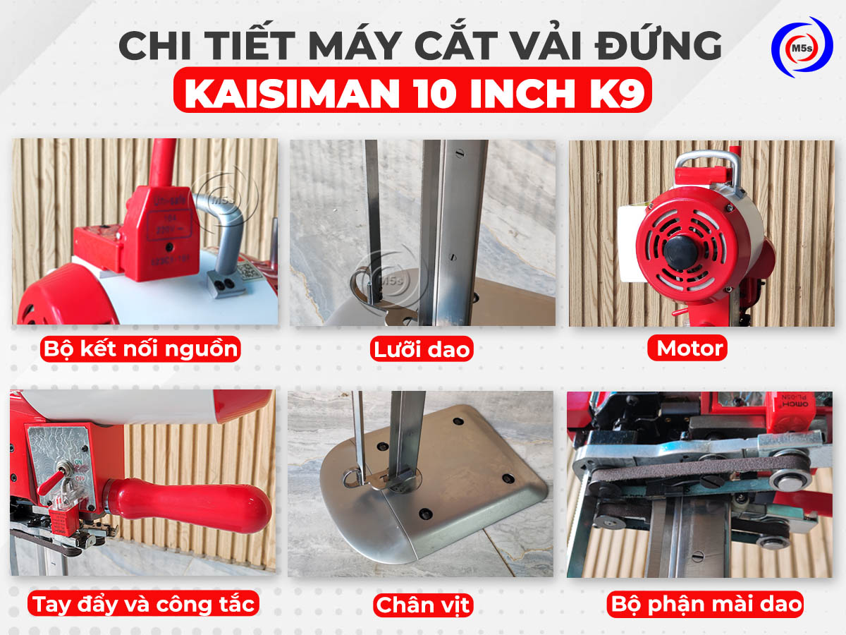 Máy cắt vải đứng Kaisiman K9 10 inch