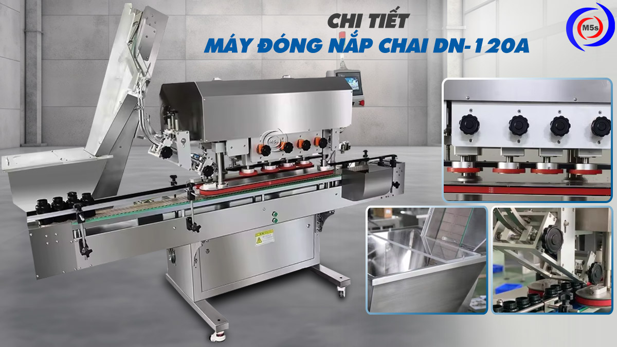 chi tiết máy đóng nắp chai DN-120A