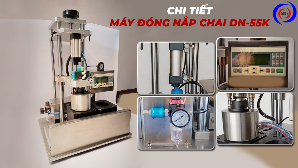 chi tiết máy đóng nắp chai DN-55K