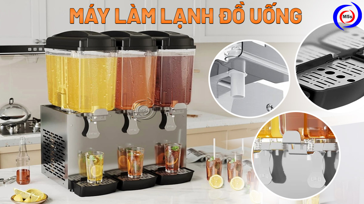 chi tiết máy làm lạnh đồ uống